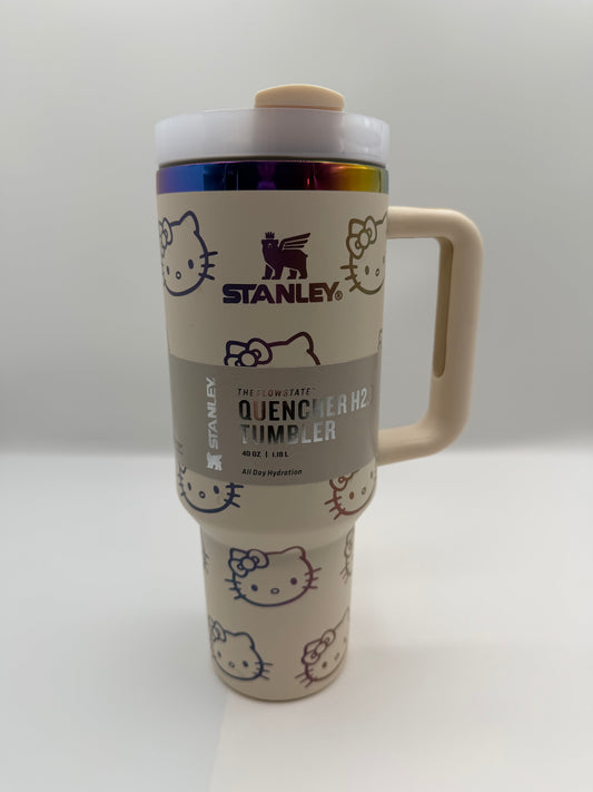 Stanley 40 Oz Hello Kitty Tumbler White Multicolor