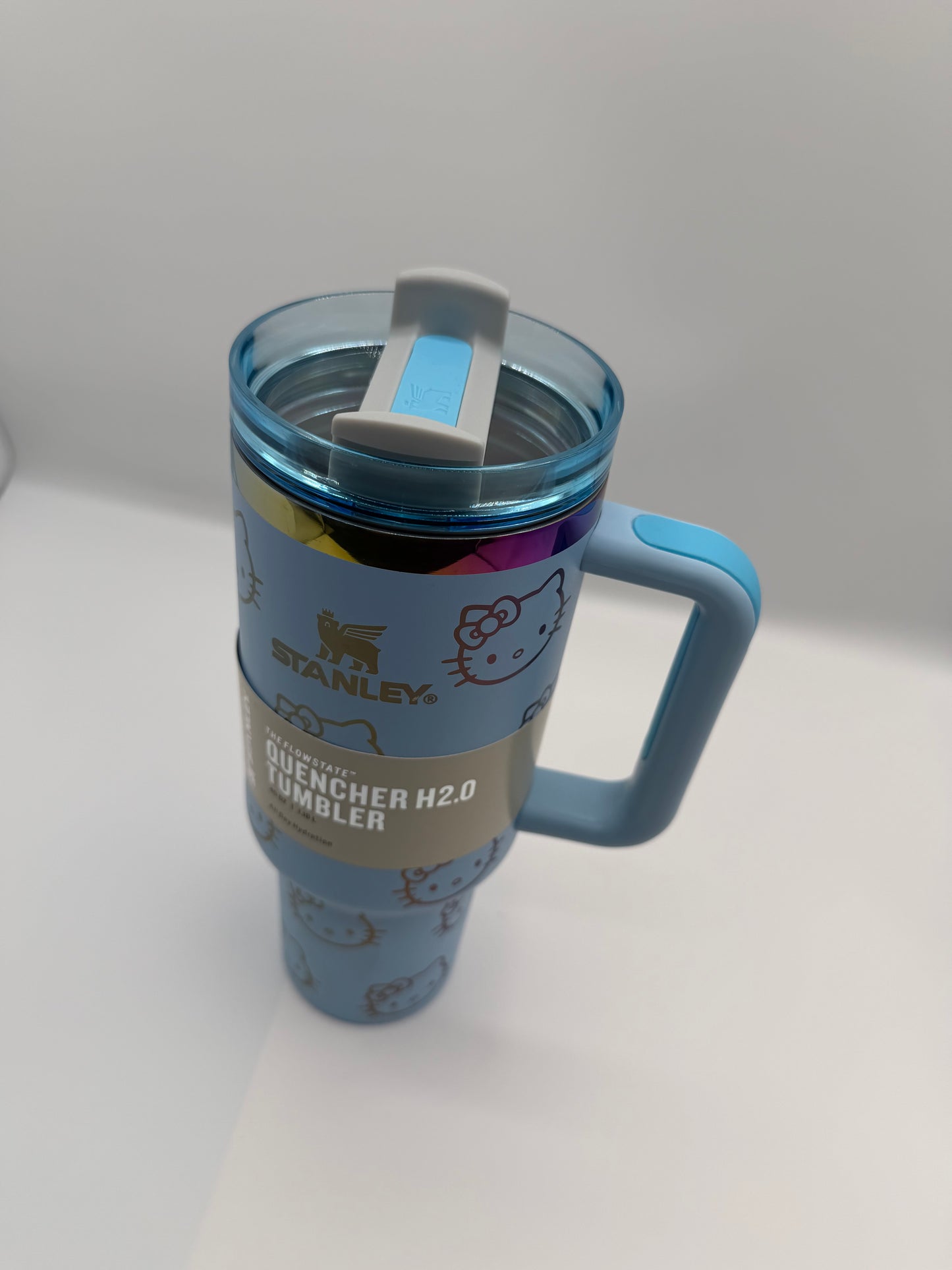 Stanley Hello kitty Tumbler 40oz Blue Rainbow
