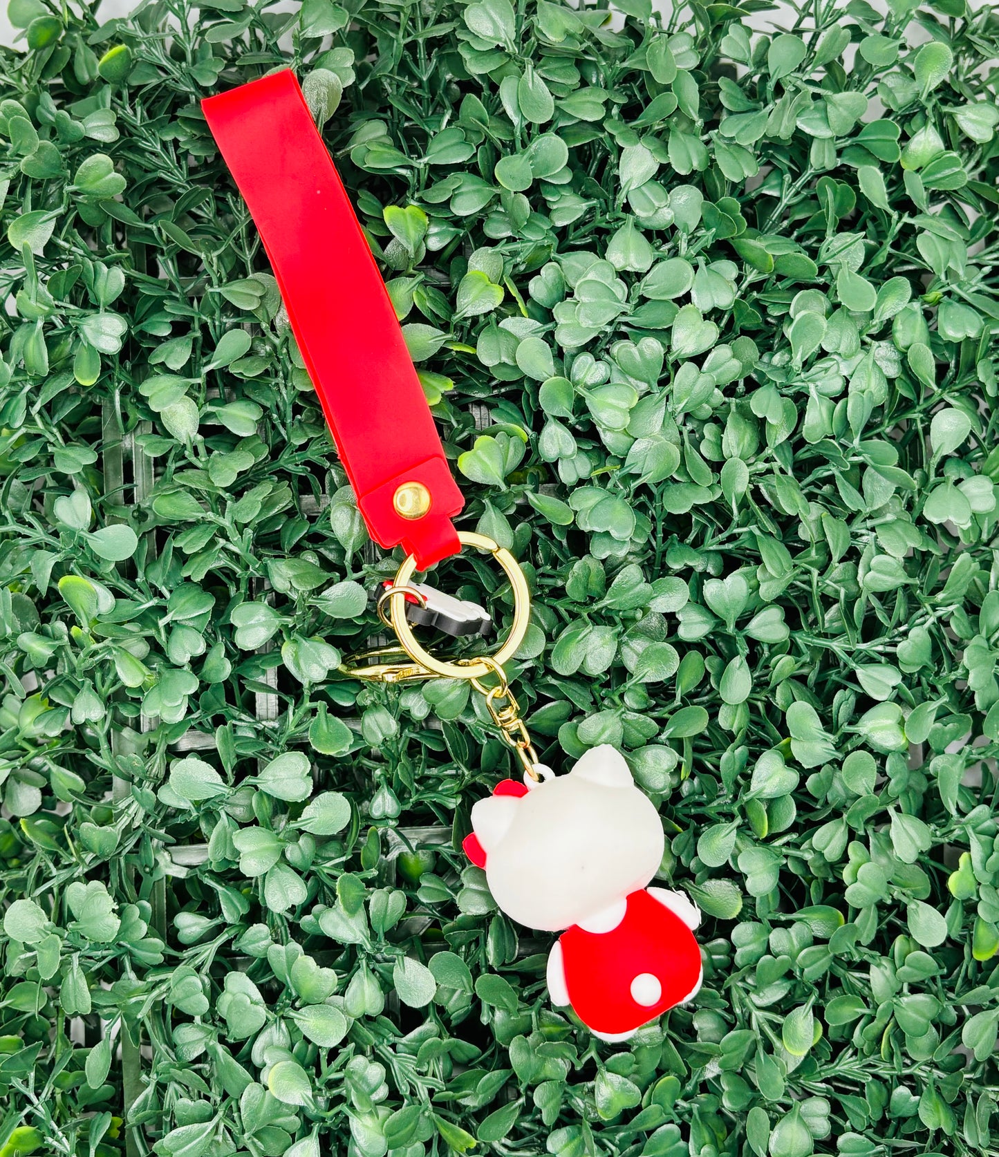 Hello Kitty key Chain Red