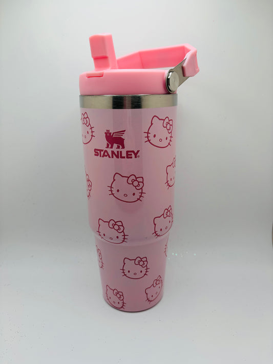 32oz Stanley Hello Kitty Tumbler Pink