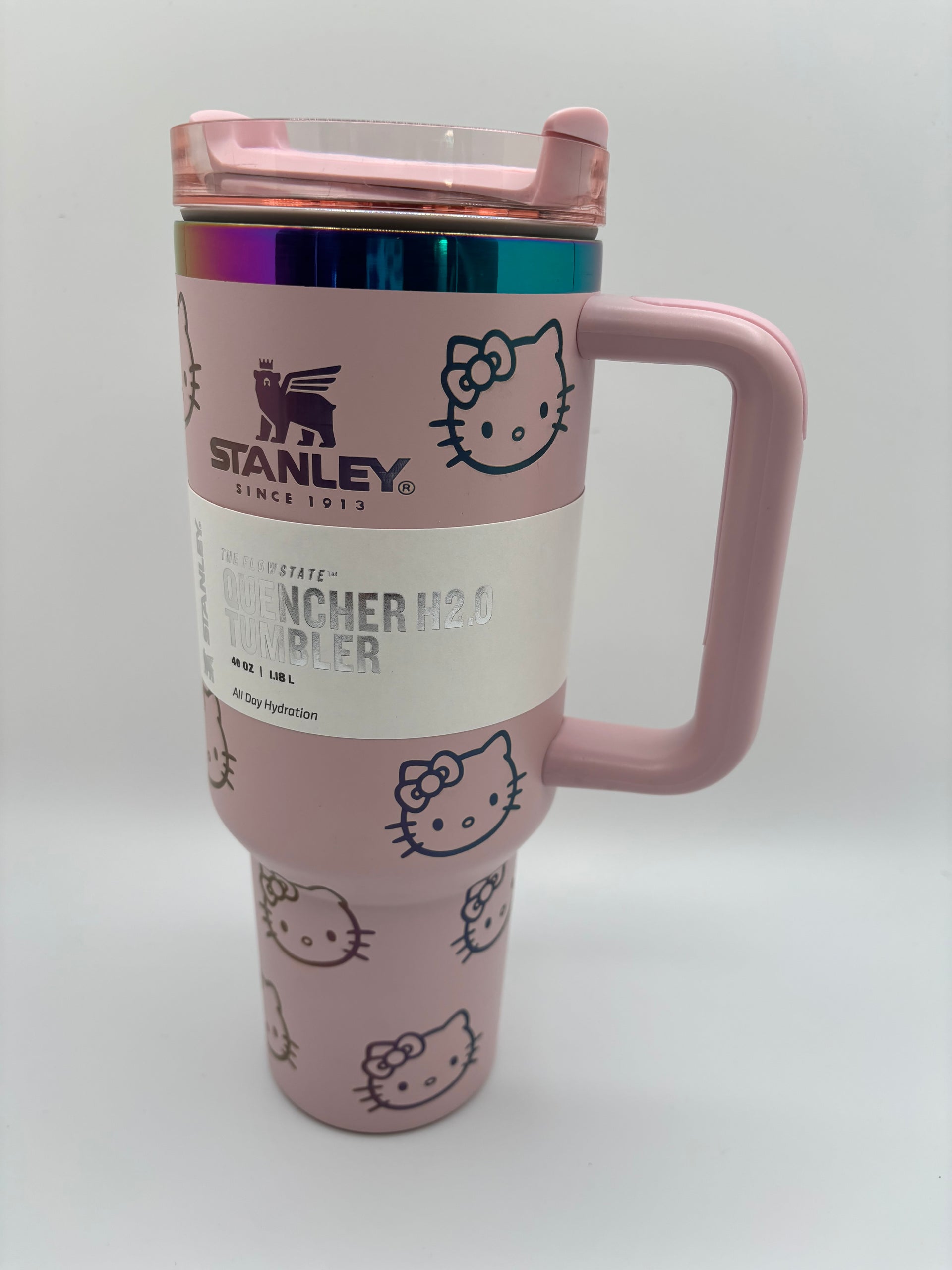 Stanley Hello kitty Tumbler 40oz Pink Rainbow – misty collection